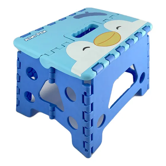 Taburete Plegable Azul