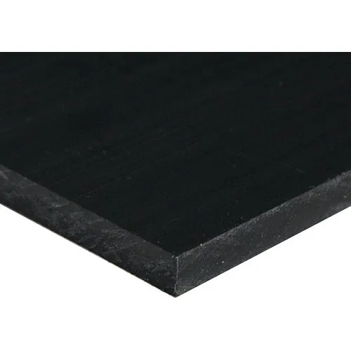 Plancha De Hdpe Color Negro Protección Uv 1500x3000 X 25mm