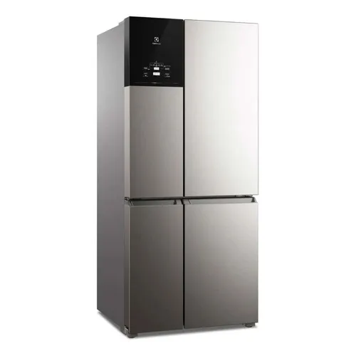Heladera Refrigerador Electrolux Iq8s Multidoor 581 litros color gris oscuro