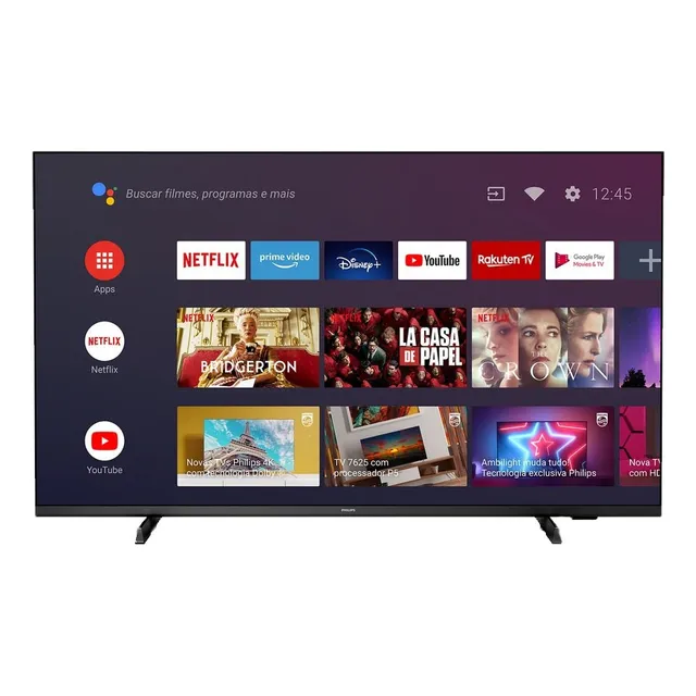 Smart TV de 65" Philips 7000 Series 65PUG7406 con pantalla LED 4K