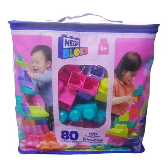 Mega Blocos 80pcs Dch63 Fisher Price Bloques De Construcción