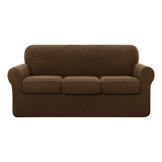 Funda Protectora Para Sillon Tamaño L Elastica 4 Pzas Marron Funda Protectora Para Sillon Tamaño L Elastica 4 Pzas Marron