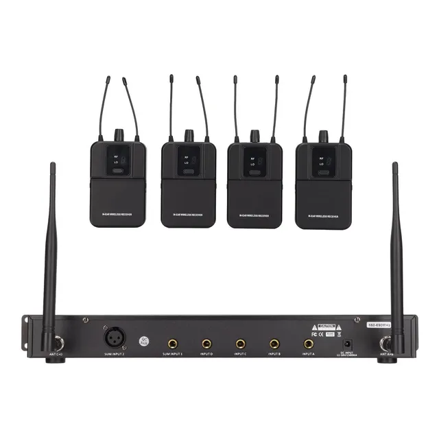 Sistema De Retorno De Oído De Escenario Monitor Inalámbrico