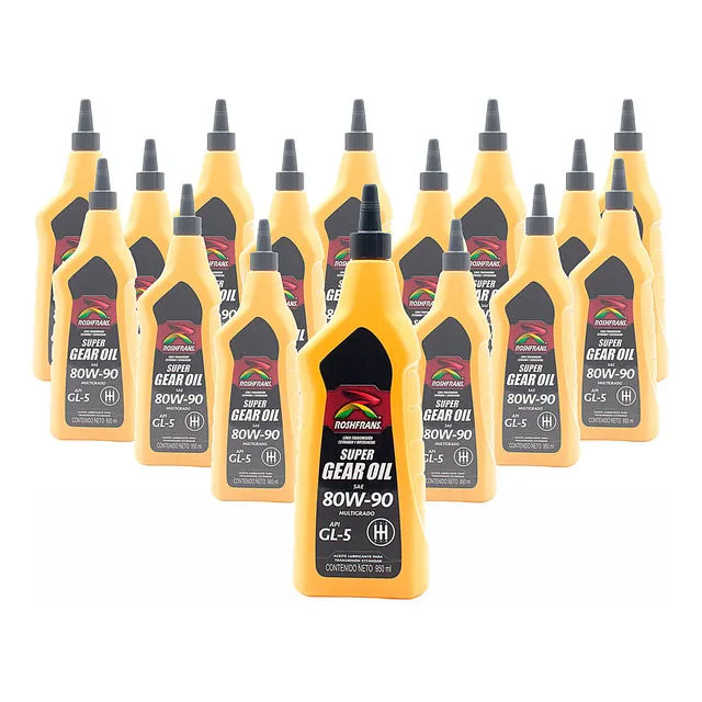 16 Botellas 950ml Aceite De Transmisión Std 80w90 Roshfrans