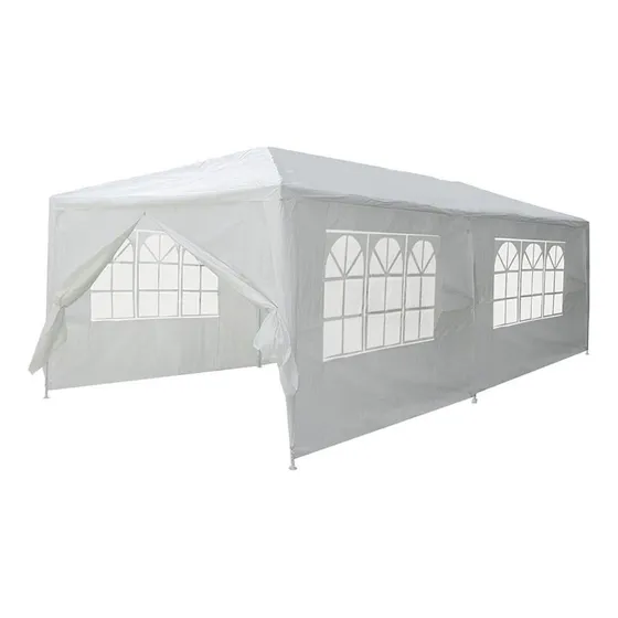 Gazebo Liviano Desarmable Paredes Blanco, Para Eventos 6x3 Color Blanco