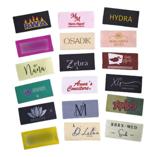 100 Etiquetas Personalizadas Para Ropa De 1.9 X 4 Cms 100 Etiquetas Personalizadas Para Ropa De 1.9 X 4 Cms