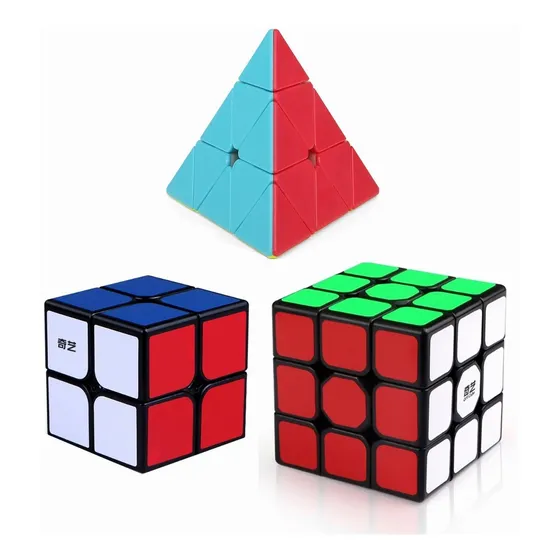 Cubo De Rubik Juego De Tres Piezas 2x2 3x3 Cubo Pirámide