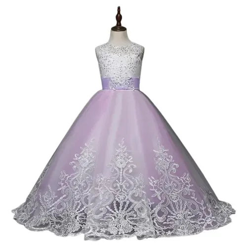 Vestido De Niña Cumpleaños Bautizo Primera Comunión Pajesita