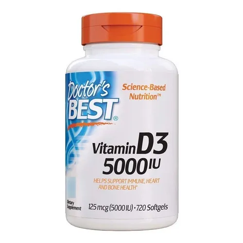 Vitamina D3 Ayuda Corazon Huesos 5,000iu 720 Tabletas Eg D04