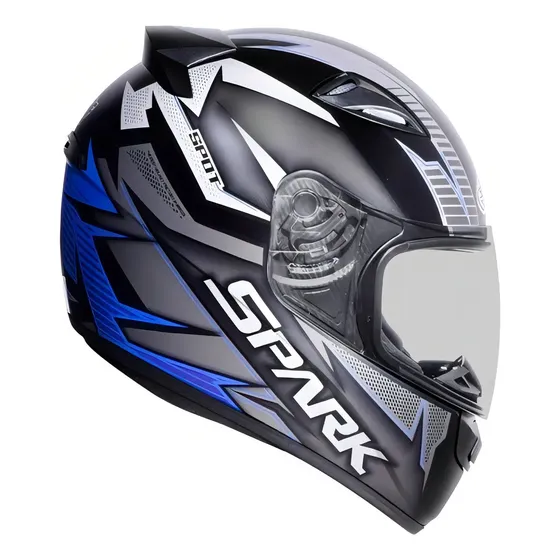 Capacete Masculino Ebf Spark Spot Fechado — foto 2