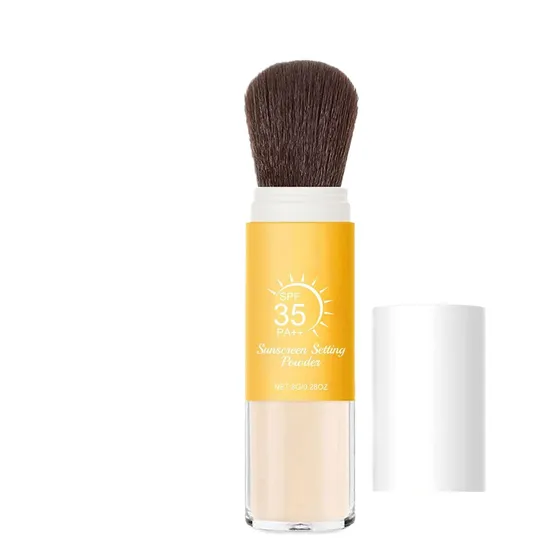 Polvo Spf Para Rostro Protector Solar Facial En Polvo Acabad