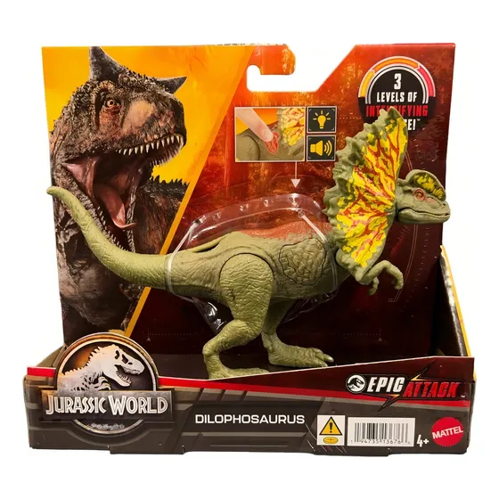 Figura De Acción Dilophosaurus De Mattel Mattel