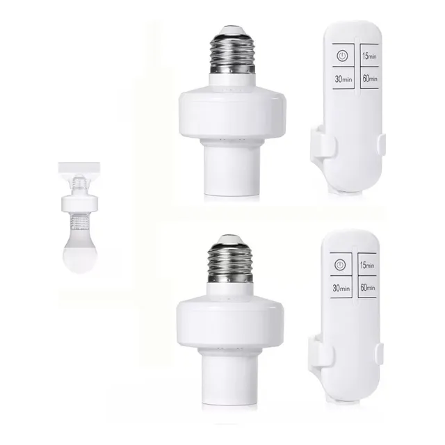 Soquet Inteligente Para Foco 2pcs Con Control Remoto E26/e27