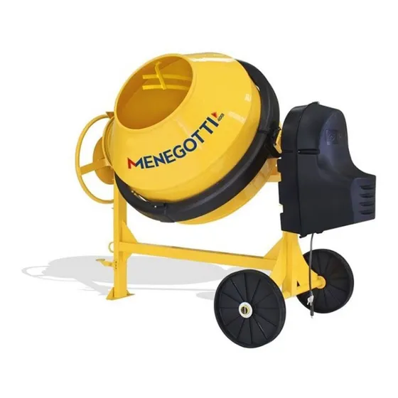 Betoneira 400lts Prime Mono 110/220v Menegotti Bivolt 2 Cv  