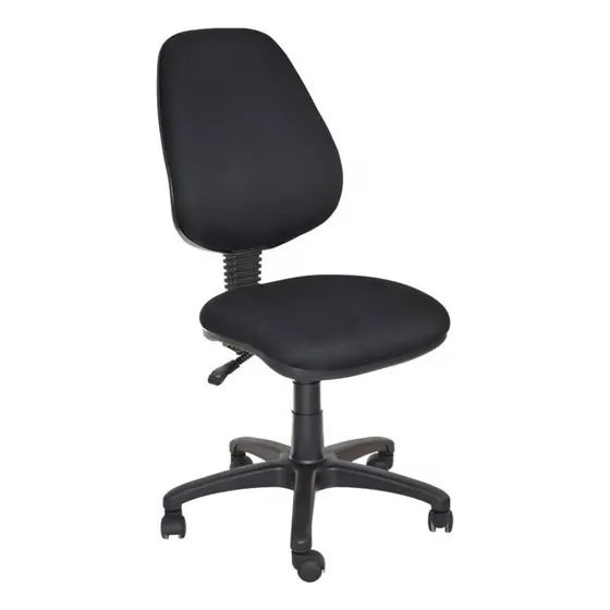 Silla Para Estudio U Oficina Tapizadas En Paño Negro