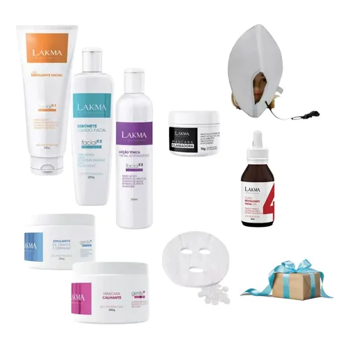 Lakma - Kit Limpeza De Pele 5 Itens + Máscara Clareadora 30g