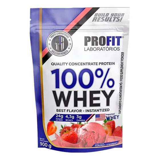 Suplemento Whey Protein 100% Profit Laboratórios