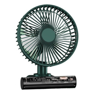 Ventilador De Pie Portátil Con Batería Recargable Y Reloj Ventilador De Pie Portátil Con Batería Recargable Y Reloj