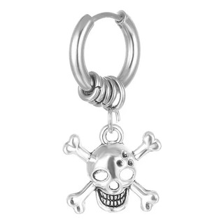 Arete Cráneo Escorpión Flecha Acero Inoxidable Hombre Arete Cráneo Escorpión Flecha Acero Inoxidable Hombre