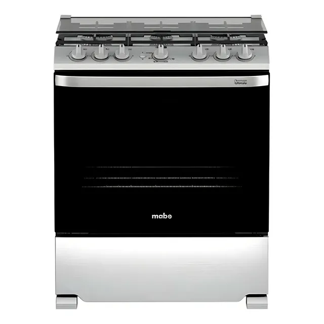 Estufa De Piso Mabe 30 Pulgadas Gris Emh7602jss0 Color Blanco