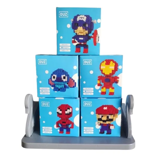 Bloques Lego Magico 3d De Personajes Animados Coleccionable