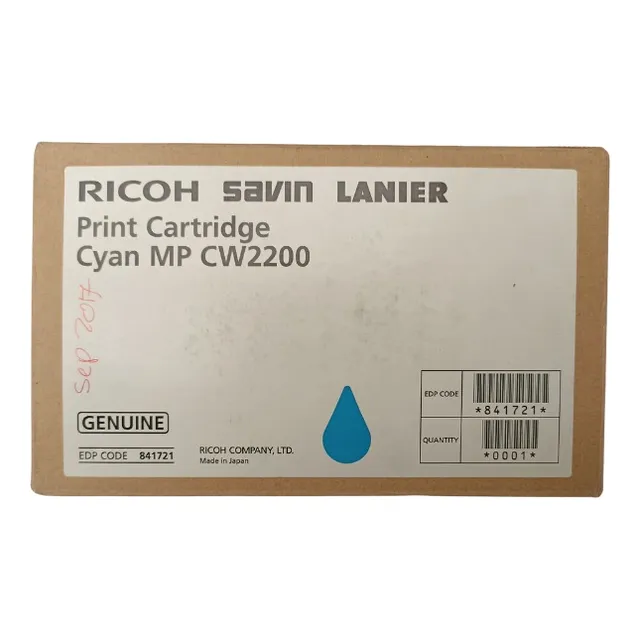 Tinta Ricoh Cian 841721 Original Nuevo Para Cw2200sp