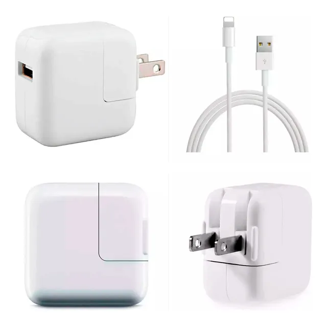 Cargador 12w+cable 2m Usb/8 Pin Para iPad 2 3 4 5 Mini
