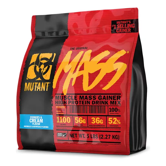 Suplemento en polvo Mutant Proteina Mutant Carbohidratos sabor cookies & cream x 2.27kg