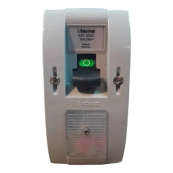 Interruptor Breaker Bticino 602 Original
