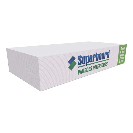 Lamina De Fibrocemento 8mm Paredes Interiores Superboard