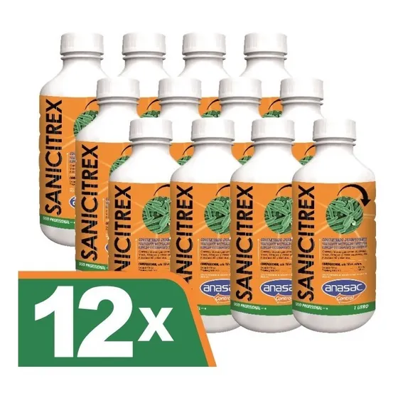 Kit 12 Sanitizante Sanicitrex 1 Lt Anasac