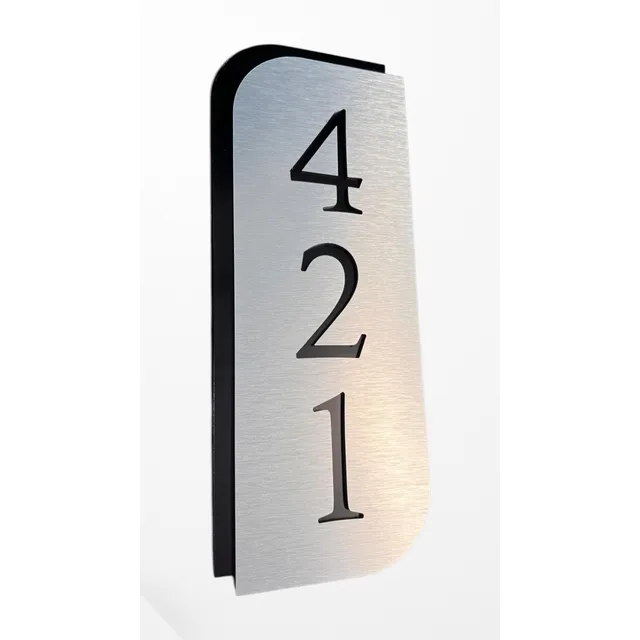 Placa Residencial Casa - Identificação Comércio Acm 40x20