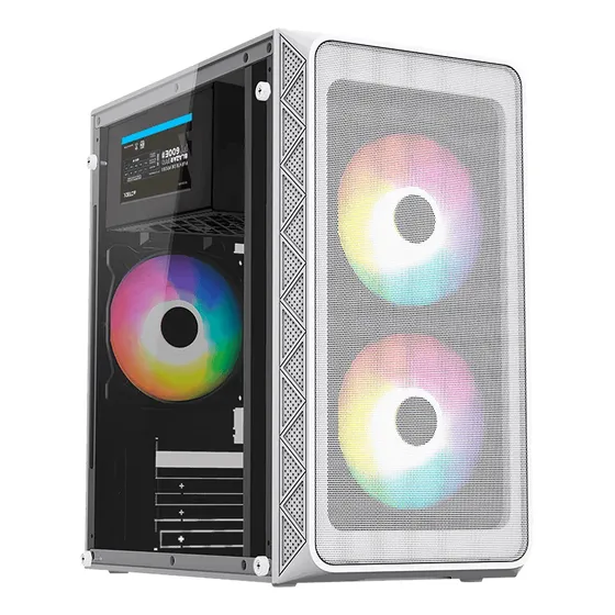 Gabinete Acteck Doom Pro Mesh Gi730m Matx 3 Fan Ac-939256
