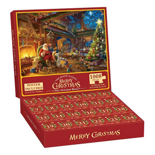 Brinquedo De Quebra-cabeça De Contagem Regressiva De Natal Brinquedo De Quebra-cabeça De Contagem Regressiva De Natal