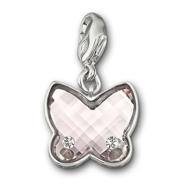 Dije De Cristales Swarovski Original: Mariposa Lila