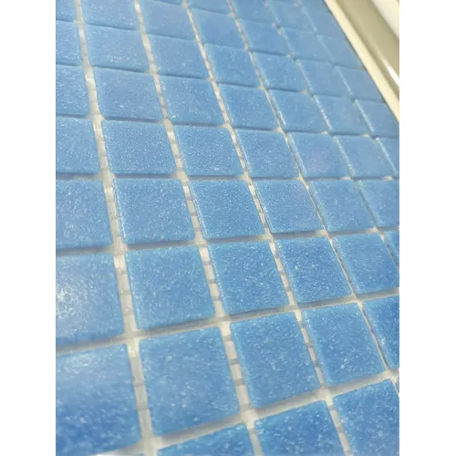 Cas Malla Mosaico Acqua Listelo Piscina Azul 33x33