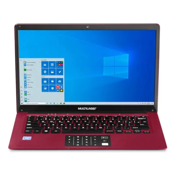Notebook Multilaser 2gb 64gb Win10 Vermelho