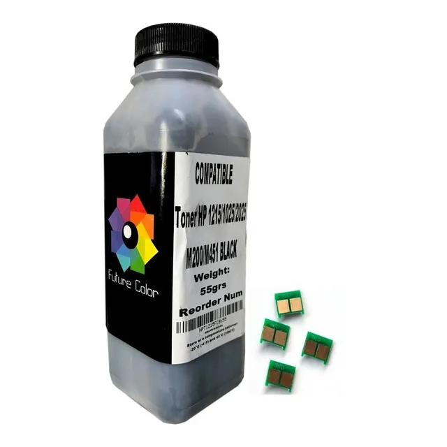 Recarga Para Tóner Tigre Pro 200 131a 125a 126a 128a Color Negro X Unidad