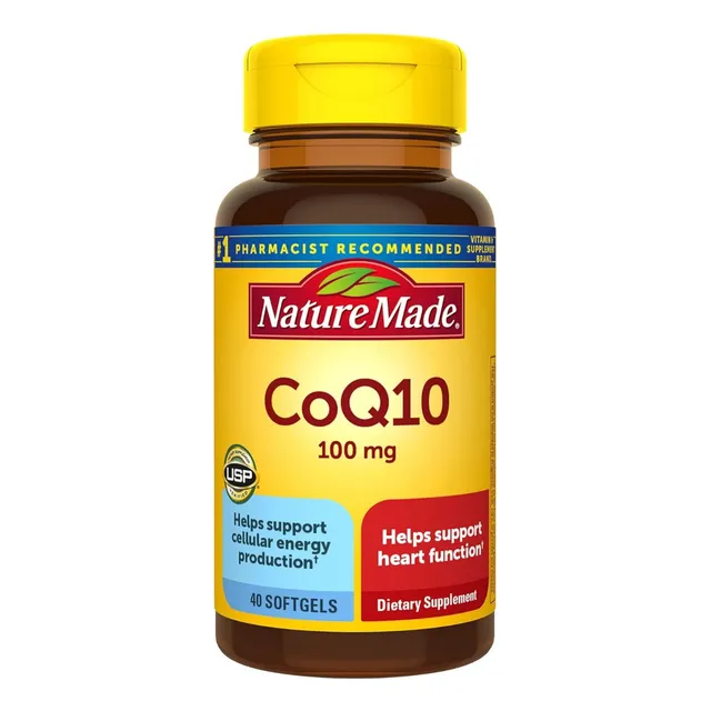 Suplemento Coq10 100 Mg Nature Made 40 Softgel