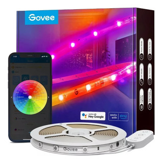Govee Tiras Led Multicolor Con Recubrimiento 5 M Govee Tiras Led Multicolor Con Recubrimiento 5 M