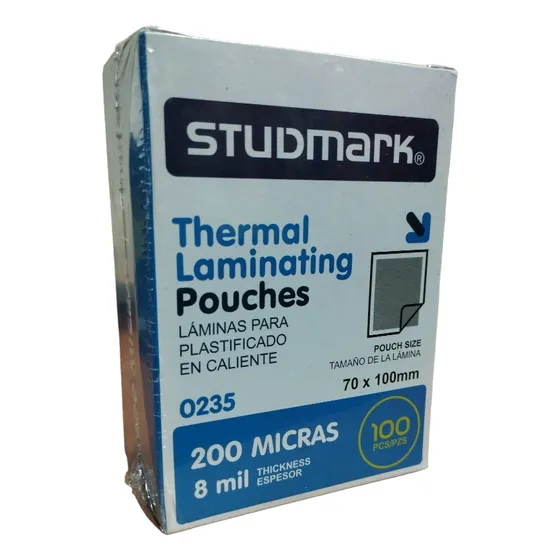 Lámina Plastificar Cedula Carnet Gruesa 200 Micras 70x100mm
