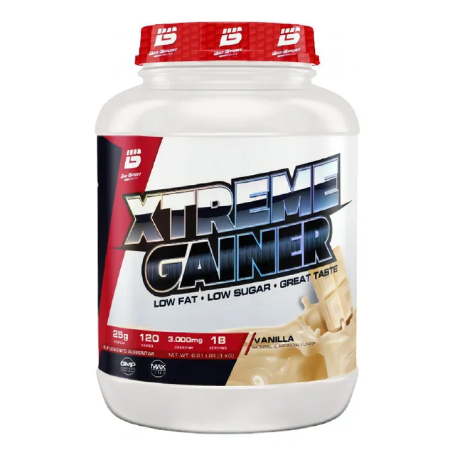 Xtreme Gainer Hipercalórico Com Whey Protein Para Aumento De Peso Mass Gainer Xtreme Gainer Hipercálorico 3kg Bio Sport Usa Sabor Baunilha