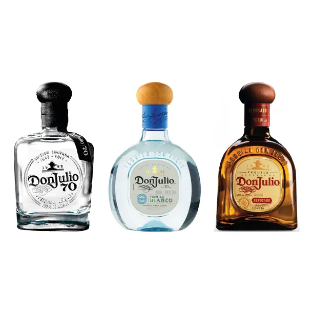 1 Don Julio 70, 1 Don Julio Blanco 700 Ml Y 1 Don Julio Repo