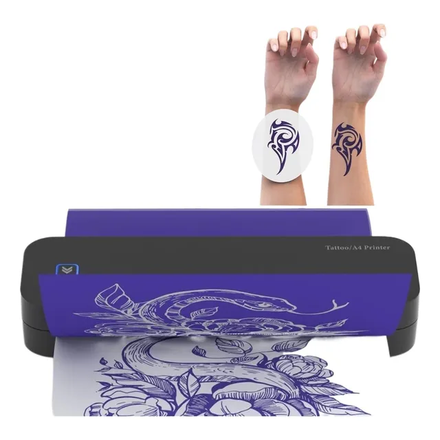 Kit De Impresora De Tatuajes Con Rollos De Papel Ios Android