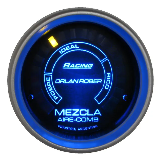 Indicador  Mezcla  Aire Combustible 52mm Racing Orlan Rober