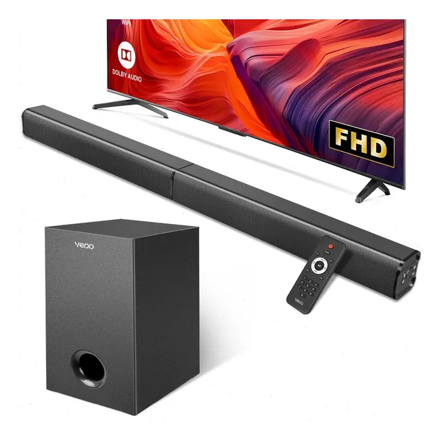 Vedd® Barra De Sonido Woofer Teatro En Casa Space Bluetooth