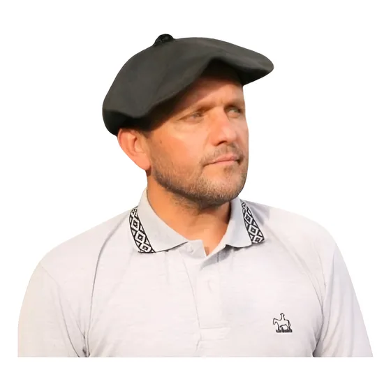 Boina Gaucho De Hilo Tejida La Cincha Talle 36