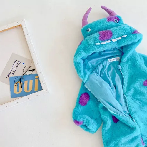 Pijama Infantil De Una Pieza Con Animalito Bebé