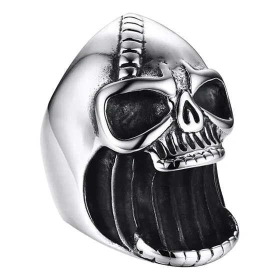 Anillo De Calavera Con Abridor De Botellas De Cerveza Para H