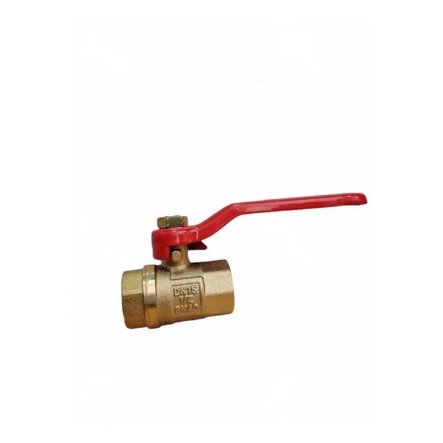 Llave De Bola Paso Completo De Bronce De 1/2